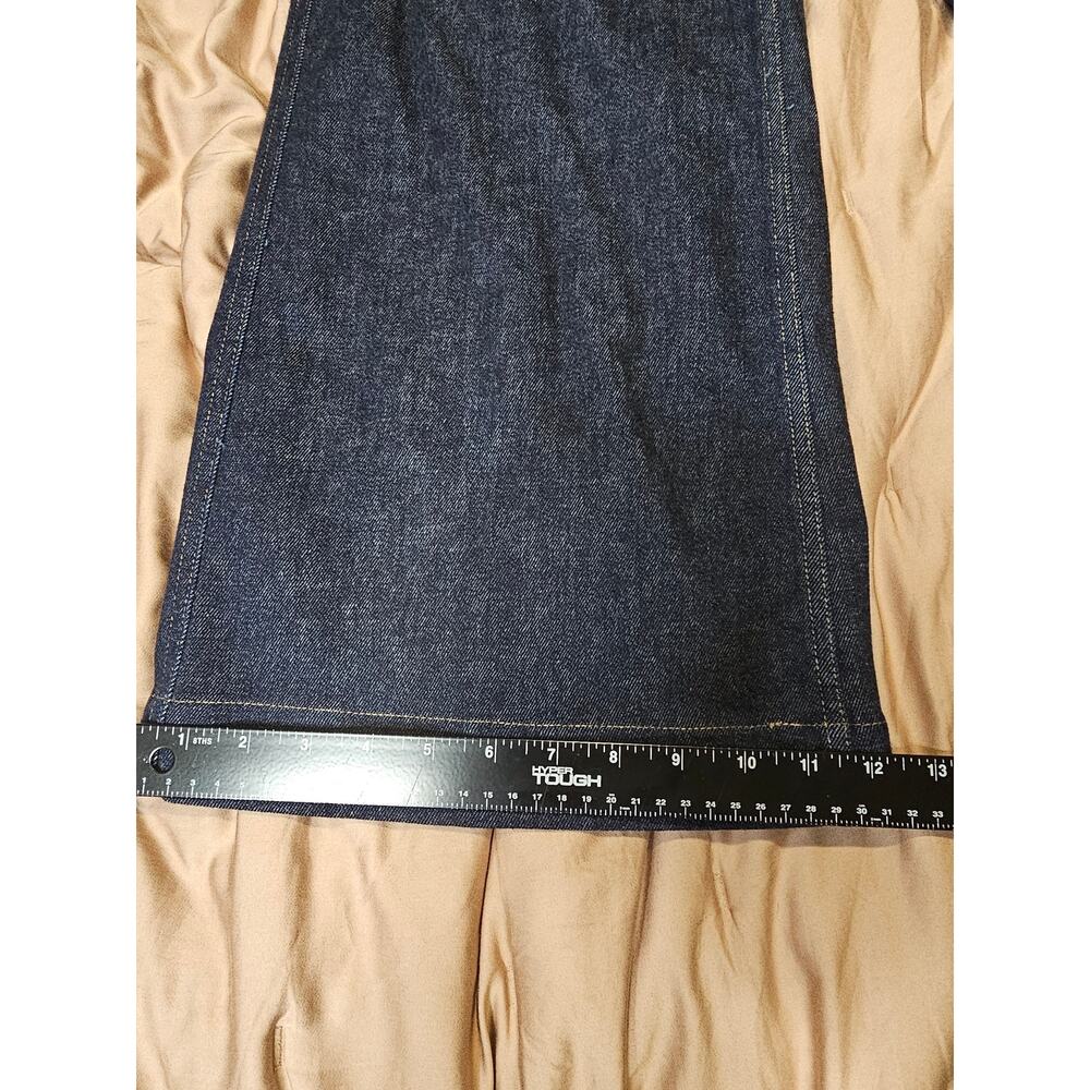 Spanx Women's S High Rise Pull-On Wide Leg Jeans Dark Wash Denim - Picture 6 of 6